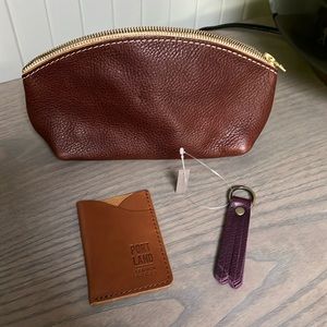 Portland leather goods accessory set